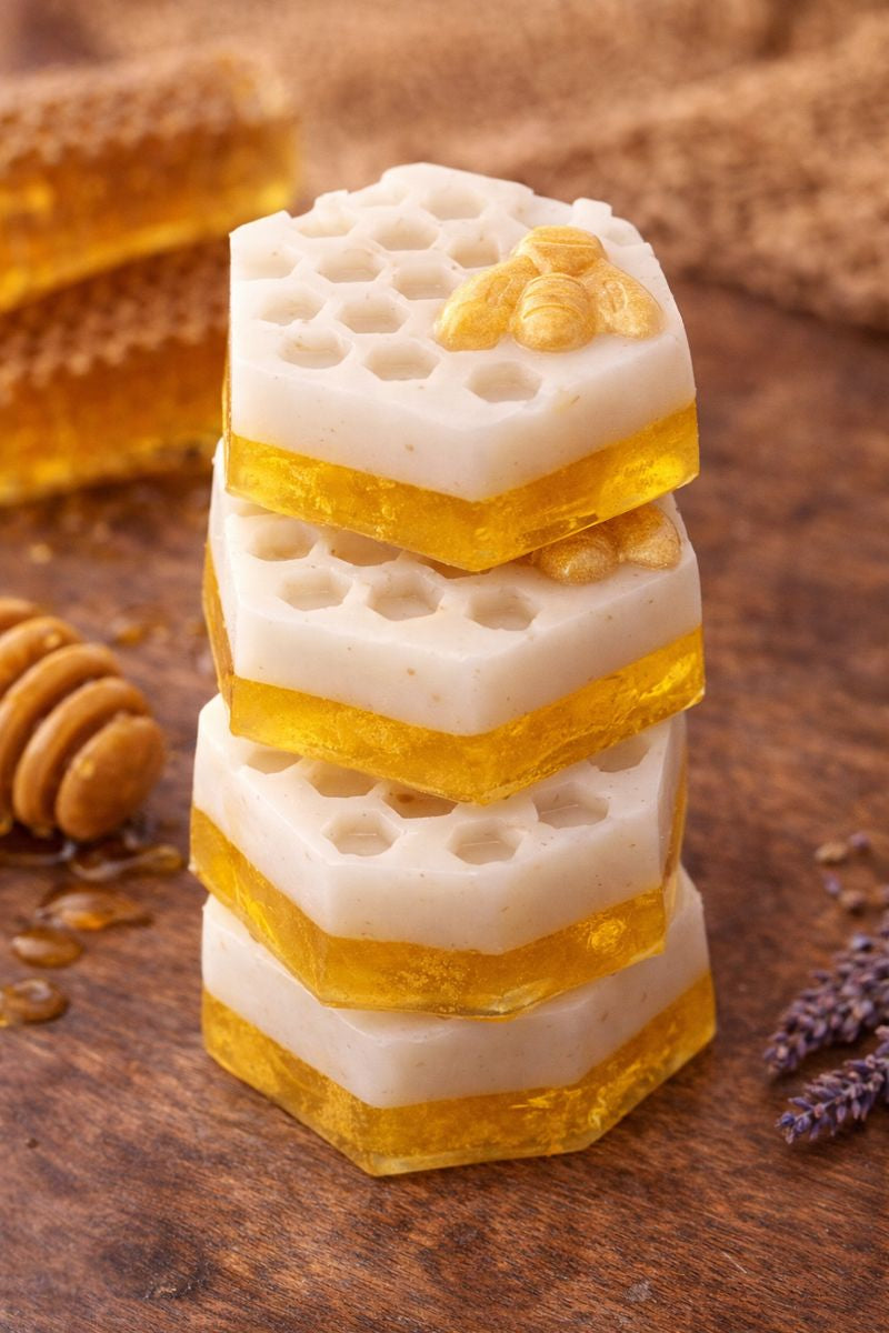 honey and oat soap 