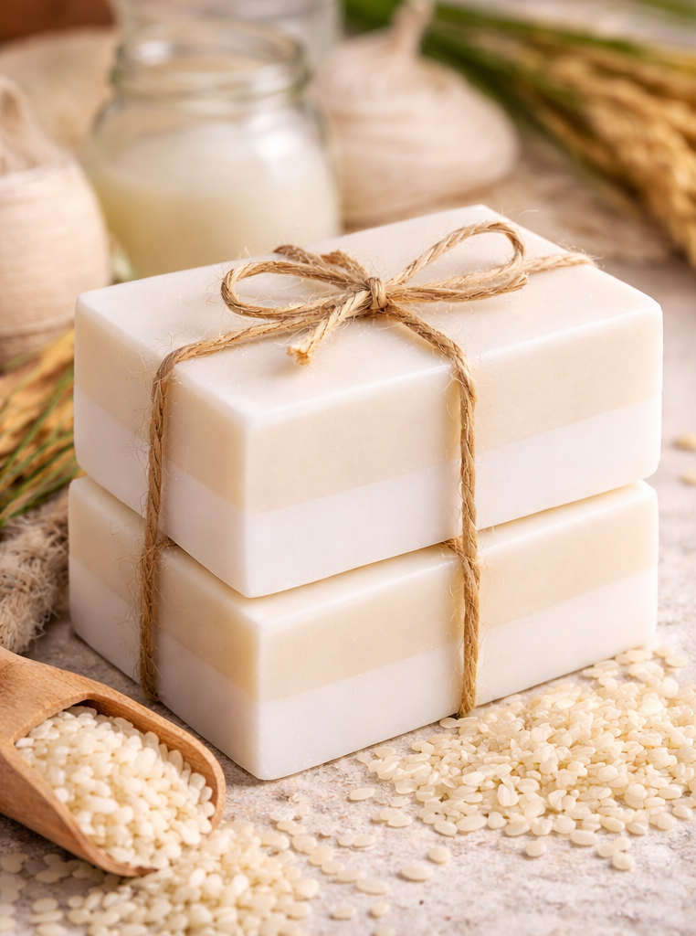 organic soap. skin calming cosmetics